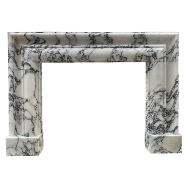 Calacatta Viola Marble Hand-carved Fireplace Mantel Polished (W)8.5" (L)61" (H)52"