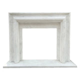Carrara White Marble Hand-carved Fireplace Mantel Polished (W)14" (L)67" (H)69"