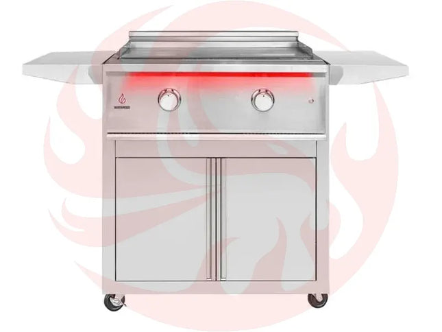TrueFlame 30-Inch Freestanding Gas Commercial Style Flat Top Griddle Designing Backyards