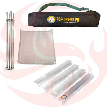 Portable Pop-Up Fire Pit - Go Anywhere Kit - Phoenix Fire Art Store