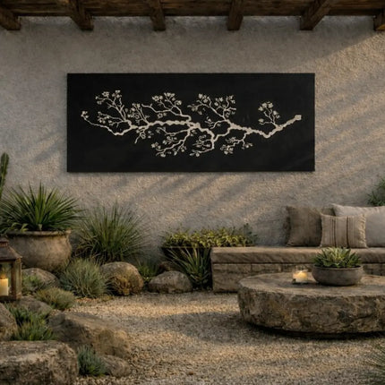 Laser-Cut Cherry Blossom Panel - FREE SHIPPING - Phoenix Fire Art Store