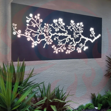 Laser-Cut Cherry Blossom Panel - FREE SHIPPING - Phoenix Fire Art Store