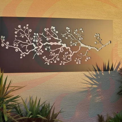 Laser-Cut Cherry Blossom Panel - FREE SHIPPING - Phoenix Fire Art Store