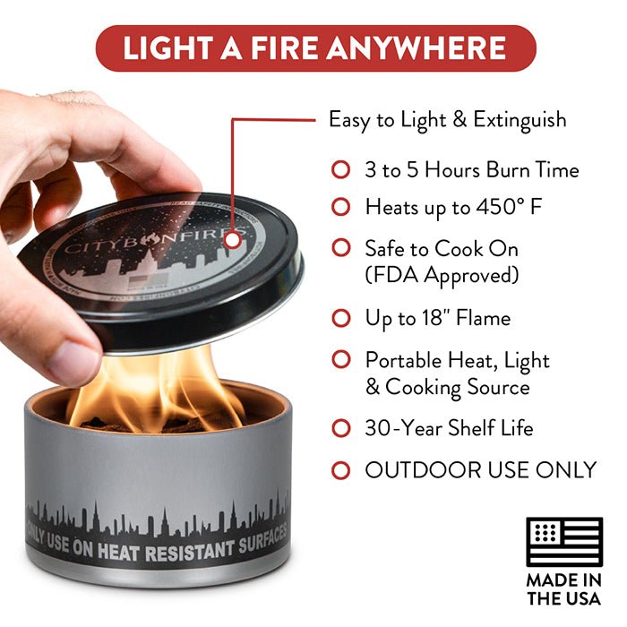 City Bonfire (Portable Fire Pit) - Phoenix Fire Art Store