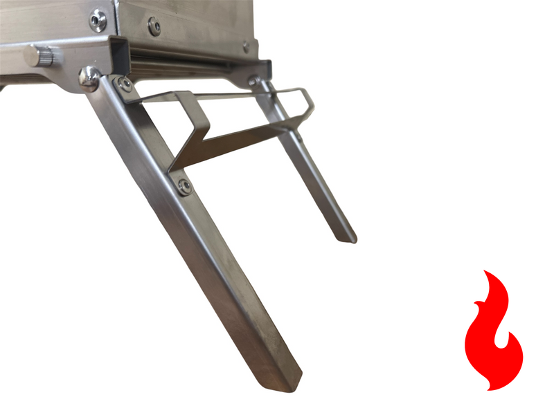 Over Under Grill Thingy: Stand and Grill In One! - Phoenix Fire Art Store