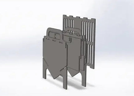 Collapsible Portable Grill - The Ultimate Camping Fire Pit That Actually Fits in Your Car - Phoenix Fire Art Store