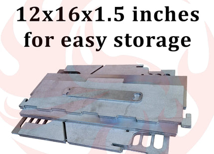 Collapsible Portable Grill - The Ultimate Camping Fire Pit That Actually Fits in Your Car - Phoenix Fire Art Store