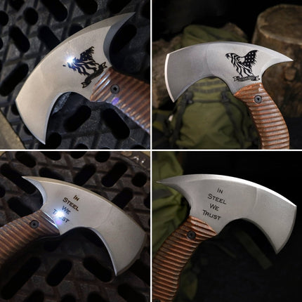 Compact tomahawk "Balor" with polymer composite handle