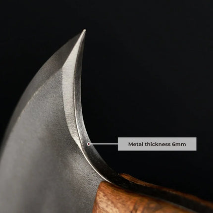 Compact tomahawk "NIKIDO" with engraved handle - Phoenix Fire Art Store