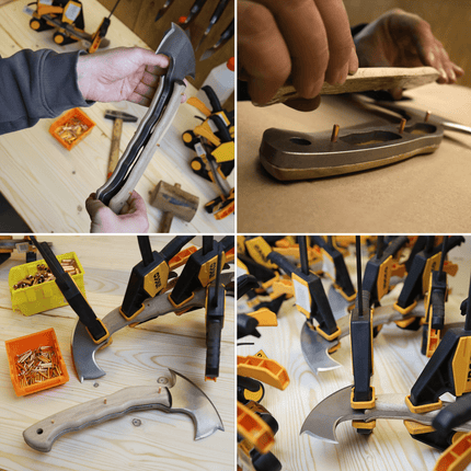 Compact tomahawk "Tahu" with wooden handle