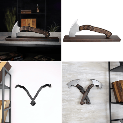 Compact tomahawk "Tahu" with wooden handle