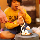 Classic Cylinder Concrete Fire Pit - Phoenix Fire Art Store