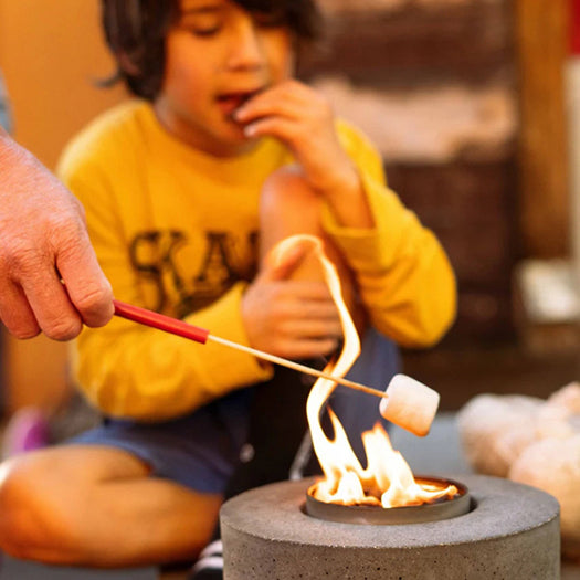 Classic Cylinder Concrete Fire Pit - Phoenix Fire Art Store