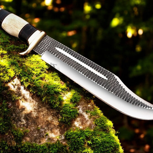 Crocodile Dundee Bowie – 16" D2 Forged Steel with Leather Sheath