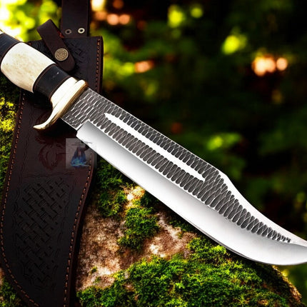 Crocodile Dundee Bowie – 16" D2 Forged Steel with Leather Sheath