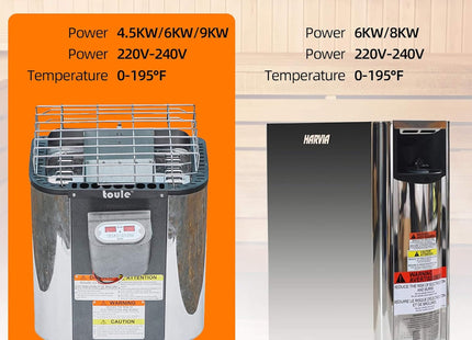 Custom 4-Person Luxury Spruce Outdoor Steam Sauna With Heater And Stones [Made-To-Order] (SAK87912) SAKSBY WHOLESALE