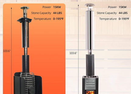 Custom 8-Person Luxury Canadian Hemlock Outdoor Steam Sauna With Heater And Stones [Made-To-Order] (SAK95107) SAKSBY WHOLESALE