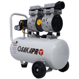 1.5HP 8 Gallon Oil-Free Silent Air Compressor - 115 PSI Portable Professional
