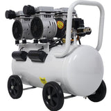 2.5HP Silent Air Compressor 13 Gallon - Oil-Free Portable Powerhouse with Wheels