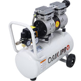 1.5HP 8 Gallon Oil-Free Silent Air Compressor - 115 PSI Portable Professional