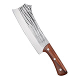Kegani Meat Cleaver Knife - Heavy Duty Bone Chopper - 1.4 Lbs - Phoenix Fire Art Store