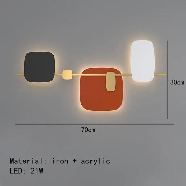 Art Deco LED Wall Lamp - Metal Sconce 70 & 120cm Decorbites
