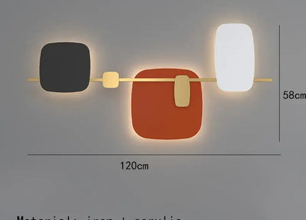 Art Deco LED Wall Lamp - Metal Sconce 70 & 120cm Decorbites