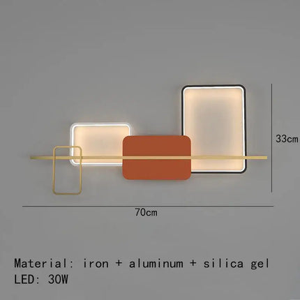 Art Deco LED Wall Lamp - Metal Sconce 70 & 120cm Decorbites