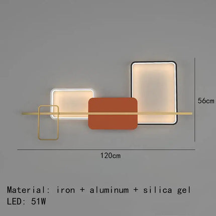 Art Deco LED Wall Lamp - Metal Sconce 70 & 120cm Decorbites