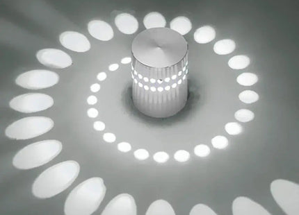 LED Spiral Wall Light - RGB Remote Control Art Lamp Decorbites