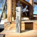 Desert Night Luminary Pillars w/ Solar Cap