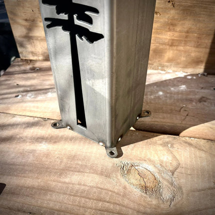 Desert Night Luminary Pillars w/ Solar Cap - Phoenix Fire Art Store