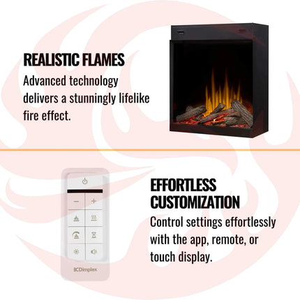 Dimplex Ignite Aspire Built-In Electric Fireplace [ASP30/36/42] (SAK59816) - Phoenix Fire Art Store