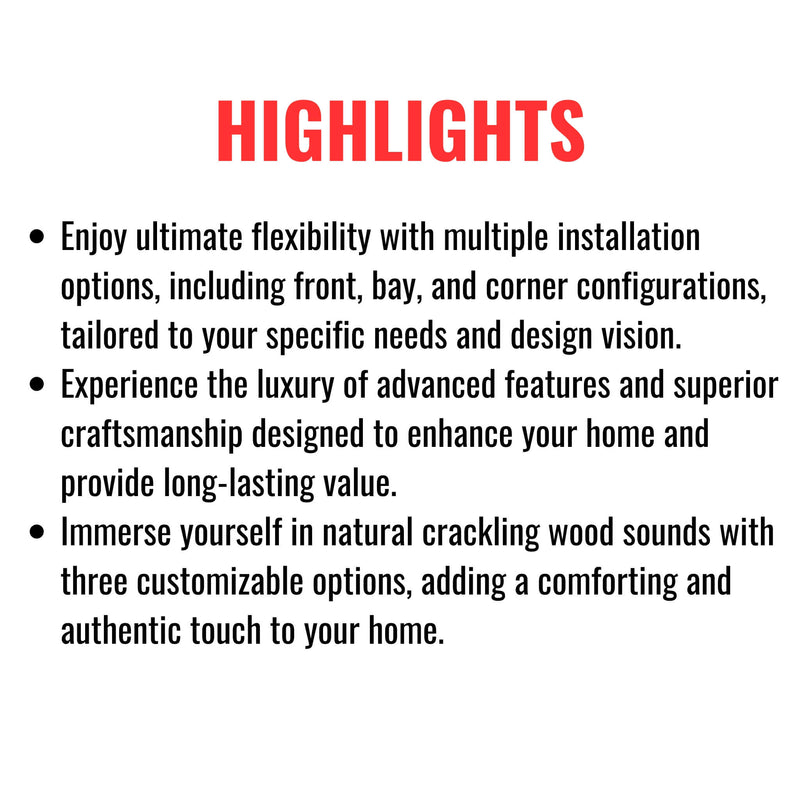 Dimplex Ignite Ultra Built-In Electric Fireplace With Multi Function Remote Control [ULT50/60/74/88] (SAK51854)