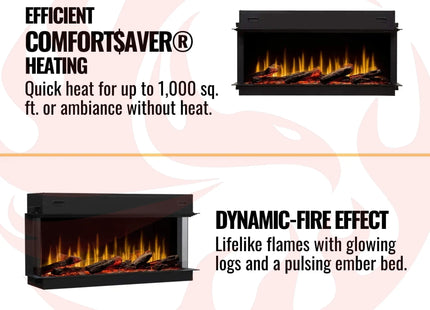 Dimplex Ignite Ultra Built-In Electric Fireplace With Multi Function Remote Control [ULT50/60/74/88] (SAK51854) - Phoenix Fire Art Store