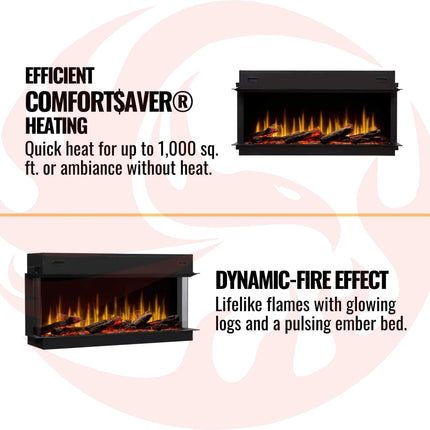 Dimplex Ignite Ultra Built-In Electric Fireplace With Multi Function Remote Control [ULT50/60/74/88] (SAK51854) - Phoenix Fire Art Store