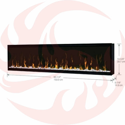 Dimplex IgniteXL 60" Linear Fireplace Electric W/ Heat Boost & Multi Function Remote [XLF60] (SAK78902) - Phoenix Fire Art Store