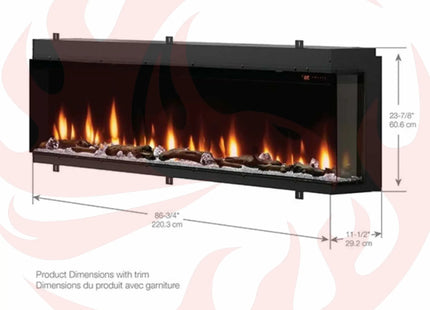 Dimplex IgniteXL Bold 88" Linear Electric Fireplace [XLF8817-XD] (SAK17582) - Phoenix Fire Art Store