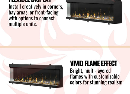 Dimplex IgniteXL Bold 88" Linear Electric Fireplace [XLF8817-XD] (SAK17582) - Phoenix Fire Art Store