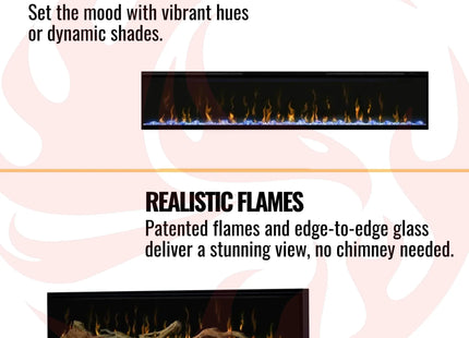 Dimplex IgniteXL 60" Linear Fireplace Electric W/ Heat Boost & Multi Function Remote [XLF60] (SAK78902) - Phoenix Fire Art Store