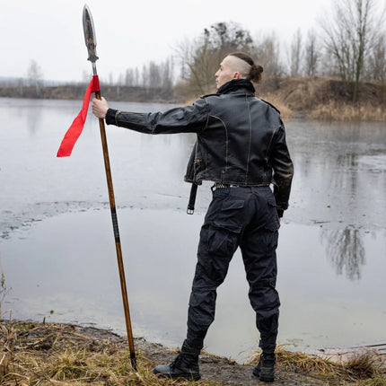 Draupnir Spear with wooden handle - Phoenix Fire Art Store