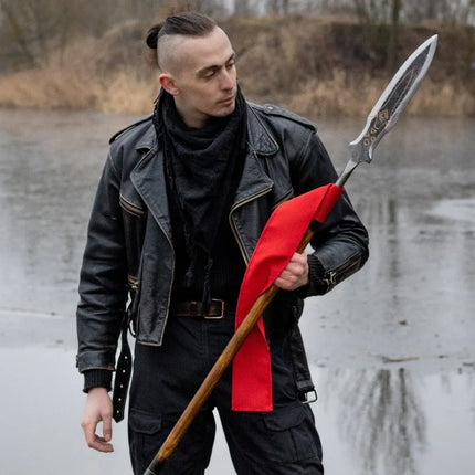 Draupnir Spear with wooden handle - Phoenix Fire Art Store