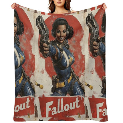 Fallout Gaming Blanket - Soft Flannel Throw