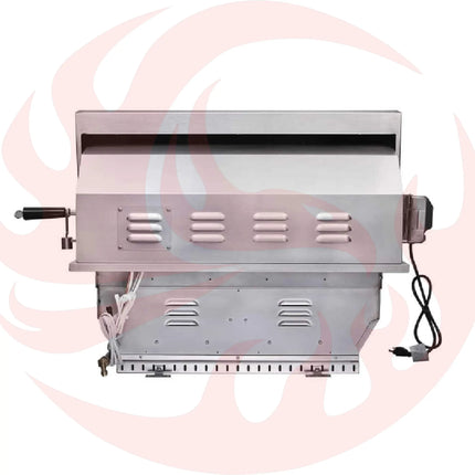 Edgestar 60K BTU 30" Natural Gas Built-In Grill With Lighted Grill Area And Double Access Doors (SAK82568) - Phoenix Fire Art Store