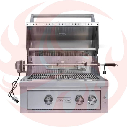 Edgestar 60K BTU 30" Natural Gas Built-In Grill With Lighted Grill Area And Double Access Doors (SAK82568) - Phoenix Fire Art Store