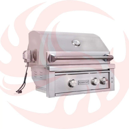 Edgestar 60K BTU Natural Gas Outdoor Built-In Grill W/ Rotisserie And LED Lighting, 30" (SAK52871) - Phoenix Fire Art Store