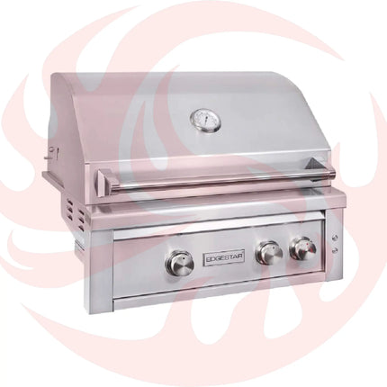 Edgestar 60K BTU Natural Gas Outdoor Built-In Grill W/ Rotisserie And LED Lighting, 30" (SAK52871) - Phoenix Fire Art Store