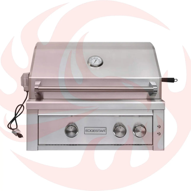 Edgestar 60K BTU Natural Gas Outdoor Built-In Grill W/ Rotisserie And LED Lighting, 30" (SAK52871) - Phoenix Fire Art Store