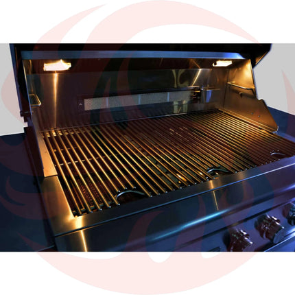 Edgestar 60K BTU Natural Gas Outdoor Built-In Grill W/ Rotisserie And LED Lighting, 30" (SAK52871) - Phoenix Fire Art Store