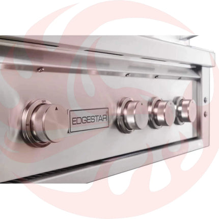 Edgestar 60K BTU Natural Gas Outdoor Built-In Grill W/ Rotisserie And LED Lighting, 30" (SAK52871) - Phoenix Fire Art Store